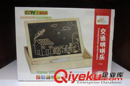 木丸子交通磁性拼拼樂學(xué)習(xí)盒 木制益智玩具 學(xué)習(xí)與玩樂在一起原始圖片2