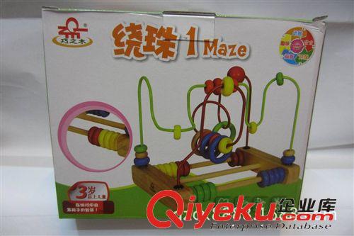巧之木 繞珠1 木制繞玩積木玩具  益智串珠原始圖片2