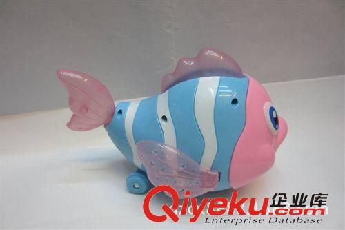 音樂燈光萬向電動(dòng)小丑魚玩具  電動(dòng)動(dòng)物車兒童玩具