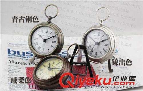 dgpzsailing品牌鬧鐘 4寸支架歐式鬧鐘 歐式靜音鬧鐘臺鐘原始圖片2
