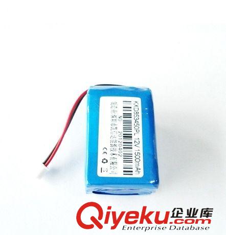 聚合物鋰電池 12V1500mAh  配充電器12.6V1A