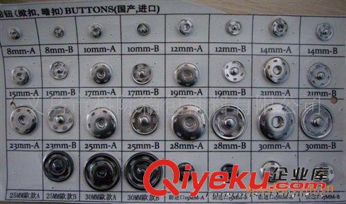 【科際輔料】供應金屬按扣 啪扣 掀扣廠家批發原始圖片2