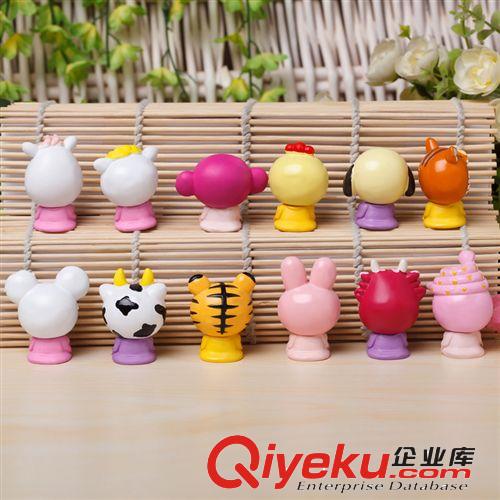 可愛卡通公仔 HELLO KITTY擺件 凱蒂貓  12 生肖KT貓
