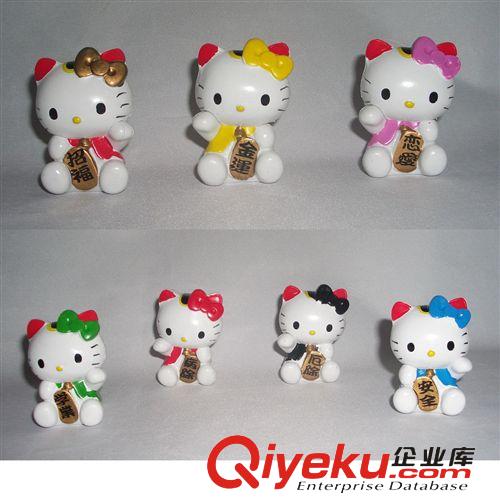 供應(yīng)批fk通塑膠公仔 7款KT貓  HELLO KITTY