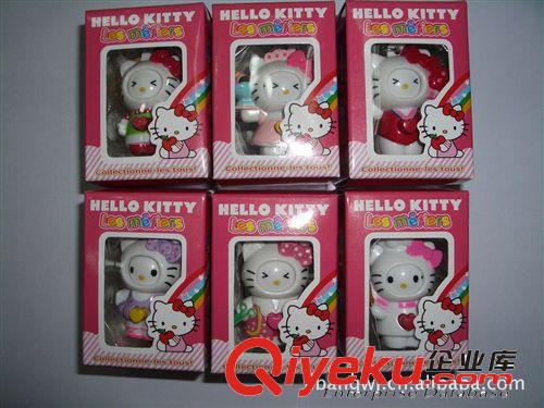 可愛卡通公仔 塑膠公仔 HELLO KITTY動(dòng)漫 KT貓 凱蒂貓 層層疊KT