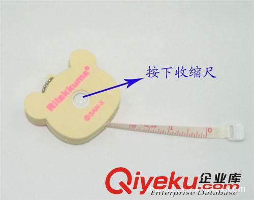 供應可愛卡通可伸縮卷尺 雙面刻度100厘米尺/40市寸原始圖片3