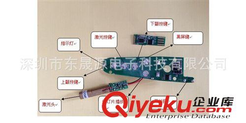 深圳廠家低價開發(fā)2.4G翻頁筆 多功能激光筆PCBA原始圖片3