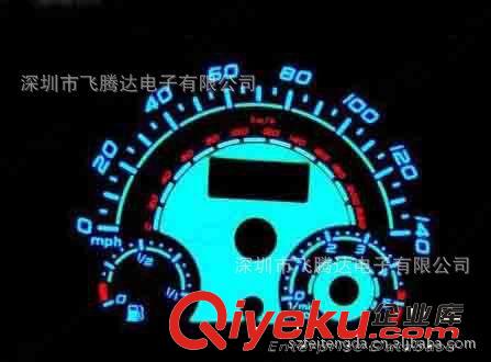 供應EL冷光片 汽車發光儀表盤  el儀表盤  冷光片廣告 冷光片廠家原始圖片3