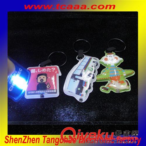 LED鑰匙燈 PVC照明鑰匙扣 塑膠發(fā)光鑰匙扣 塑料鑰匙扣卡通形狀原始圖片3