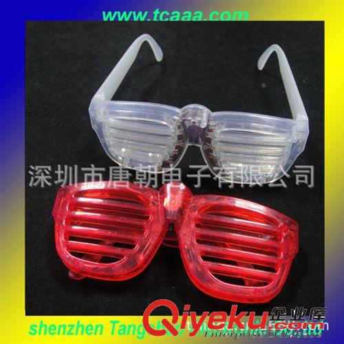 LED眼鏡酷炫產(chǎn)品/圓頂百葉窗閃光眼鏡/6燈閃光眼鏡/發(fā)光鏡發(fā)貨快原始圖片2