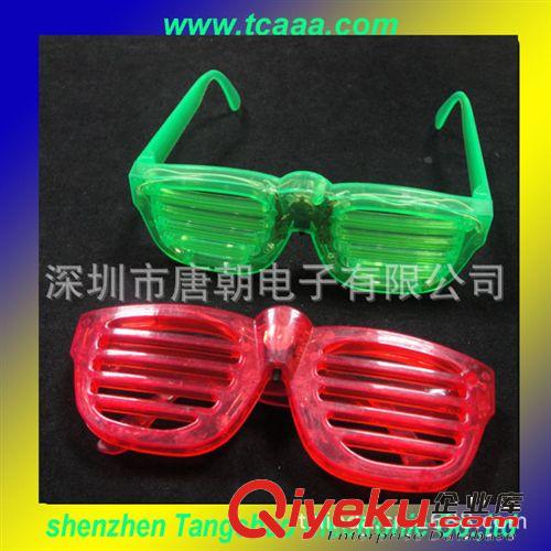 LED眼鏡酷炫產(chǎn)品/圓頂百葉窗閃光眼鏡/6燈閃光眼鏡/發(fā)光鏡發(fā)貨快原始圖片3
