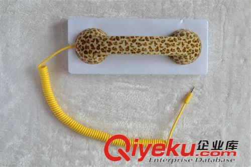 新品豹紋手機聽筒 iphone豹紋聽筒 雪豹紋聽筒 {wn}通用手機聽筒