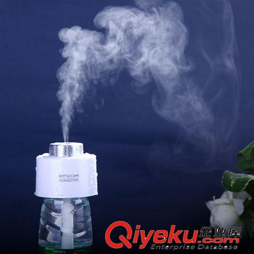 迷你瓶蓋加濕器 靜音USB香薰空氣凈化加濕器 便攜桌面加濕器