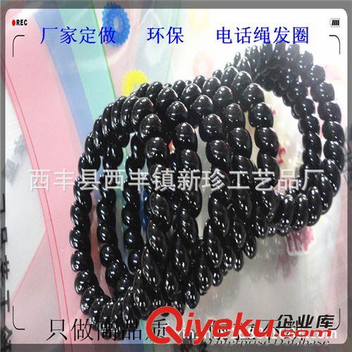 廠家小號電話線發(fā)扎　出口美國電話線發(fā)圈 兒童頭飾批發(fā)