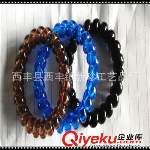 廠家直銷電話線發(fā)圈 彩色電話線發(fā)圈 樹脂電話線發(fā)圈 彈力電話線原始圖片3