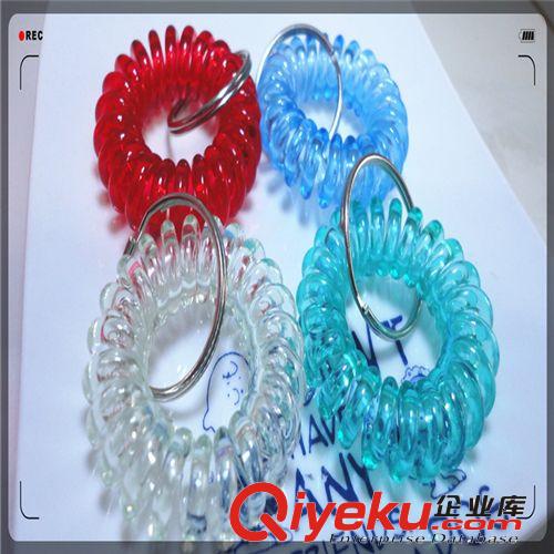 熱賣電話線鑰匙圈 彈簧鑰匙圈 pu鑰匙圈 QQ鑰匙圈原始圖片2