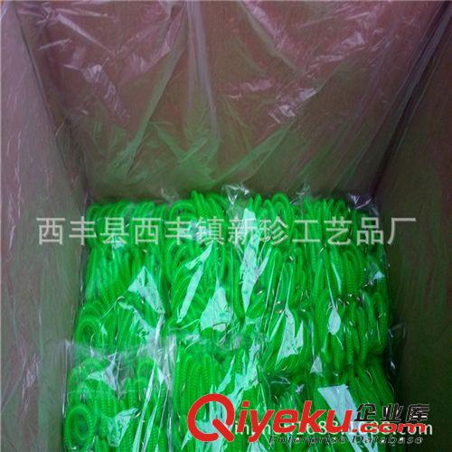 供應(yīng)節(jié)日禮品促銷品 塑膠彈簧圈  塑料發(fā)圈 出口定做原始圖片2