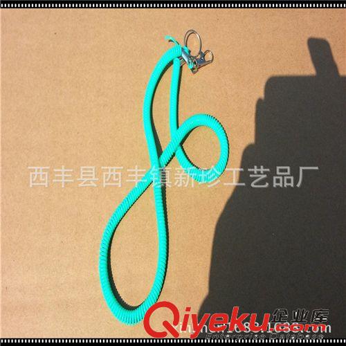 廠家定做漁具防失手繩 PU漁具防失彈簧繩 防失彈簧繩原始圖片3