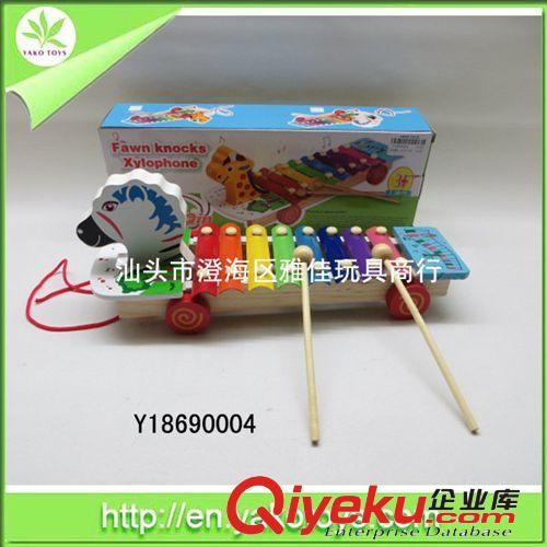 供應(yīng)木制15音手敲琴 嬰幼兒樂器玩具 兒童敲琴原始圖片3