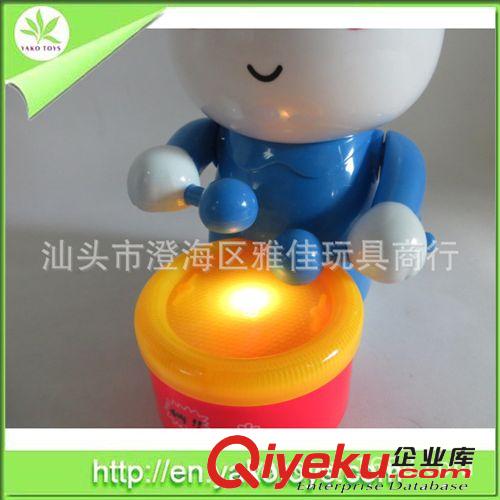 供應(yīng)上鏈打鼓兔音樂燈光原始圖片2