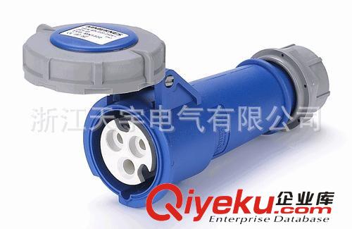 廠家直供曼奈柯斯工業(yè)直座32A 斜式3441法蘭式 插座插頭 防水插座原始圖片2