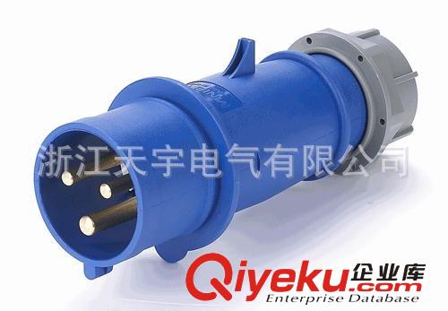 供應(yīng)天宇PC塑料63A 斜座-P67-5孔-防護(hù)防腐防塵 插座32A-63A原始圖片3