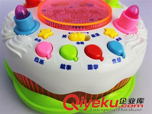 供應(yīng)多功能神奇生日蛋糕帶燈光音樂 會(huì)唱生日歌曲 錄音 還會(huì)跑哦原始圖片2
