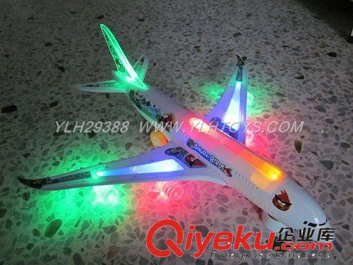 供应电动飞机带灯光音乐  航空飞机 YLH29388 客机模型玩具