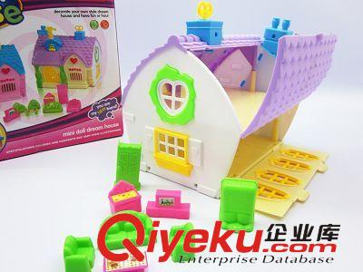 生產(chǎn)娃娃房子 仿真別墅 YLH38438 兒童過家家玩具 外銷熱賣原始圖片3