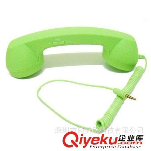 大氣有線防輻射音量調節(jié)手機聽筒 環(huán)保時尚舒適防幅射手機聽筒原始圖片2