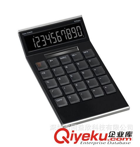 創(chuàng)意臺式桌面計算器10位制辦公專用太陽能計算器時尚美觀辦公禮品原始圖片2