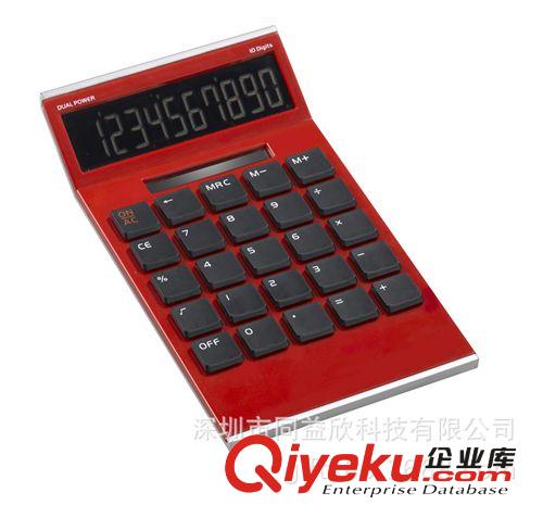 創(chuàng)意臺式桌面計算器10位制辦公專用太陽能計算器時尚美觀辦公禮品原始圖片3