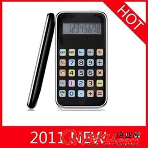 蘋果i手機(jī)造型觸摸計算器 創(chuàng)意促銷禮品彩色按鍵8位數(shù)LED計算器原始圖片3