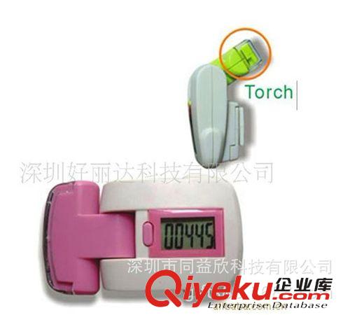 深圳老年人用品單功能計(jì)步器led手電筒計(jì)步器跑步健身必備HH-067原始圖片2