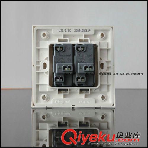 行業至冰價批發：TCL羅格朗美侖山系列 兩開雙控開關VRS32/2/3C原始圖片3