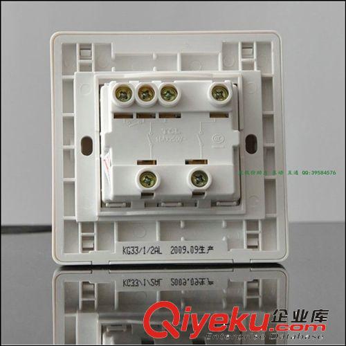 行業(yè)至低價(jià)批發(fā)：TCL K4.0系列 三位單極大板開關(guān)KG33/1/2AL原始圖片3