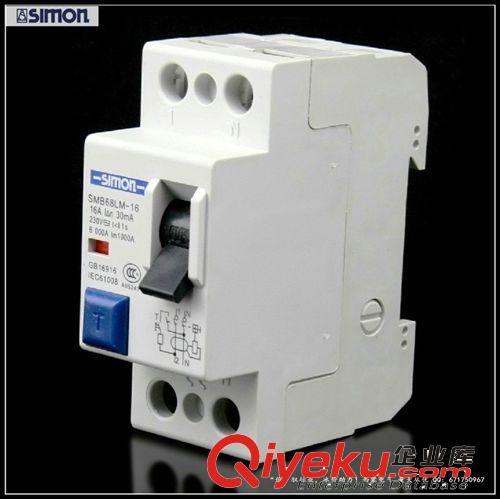 優(yōu)勢價批發(fā)西蒙 2P-16A-30mA電磁式漏電斷路器SMB68LM-16/2/0.03原始圖片2