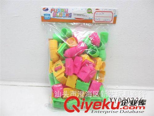 供應(yīng)益智積木玩具 天使家園歡樂組合積木84pcs 澄海區(qū)新藝玩具原始圖片2