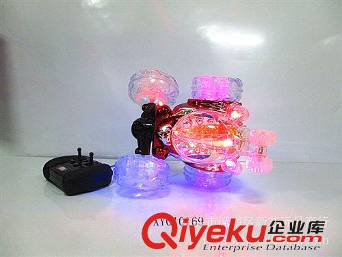供應 遙控玩具翻斗車 翻滾特技車 音樂閃光翻斗車 新藝玩具原始圖片3
