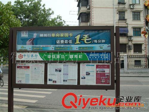 甘肅滾動(dòng)換畫(huà)燈箱及LED廣告垃圾箱廠家直銷原始圖片3