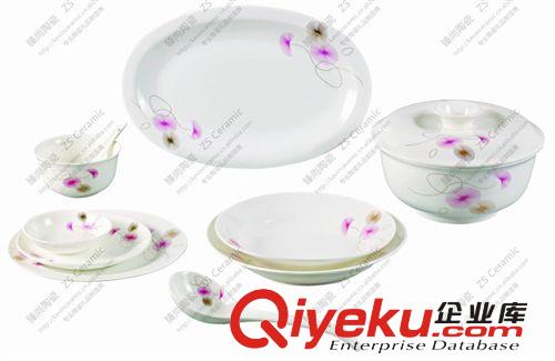 36頭中式陶瓷餐具套裝 廣告促銷婚慶喬遷禮品 骨瓷 工廠直銷定制原始圖片2