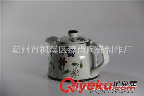 【廠家直銷】創(chuàng)意陶瓷禮品批發(fā) 素雅風格手繪茶具套裝原始圖片2