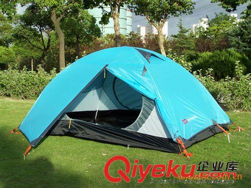供應(yīng)款式新穎戶外雙人雙層旅游露營登山帳篷 高品質(zhì)鋁桿野營帳篷