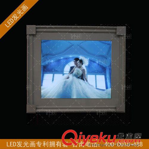 廠家供應可訂制發光畫 LED婚紗發光畫 中國LED發光畫專利擁有者原始圖片2