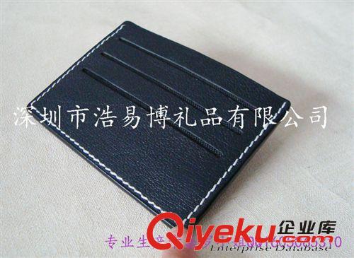 深圳廠家供應(yīng) zp卡套 定制頭層皮卡套 真牛皮卡套原始圖片2