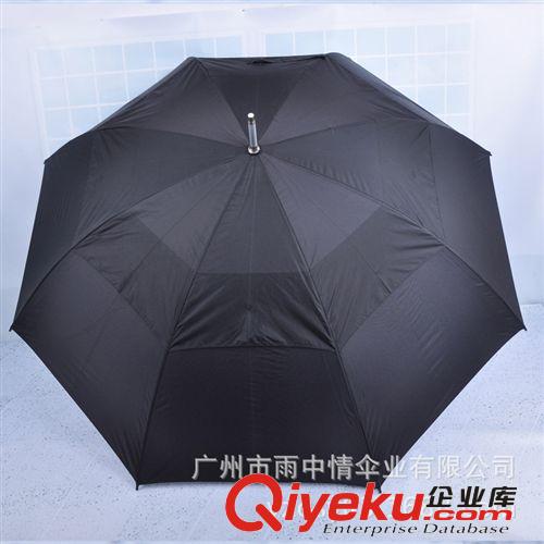 【雨中情·廣告?zhèn)恪夸X合金超輕雙層防風(fēng)大高爾夫傘 禮品雨傘定做