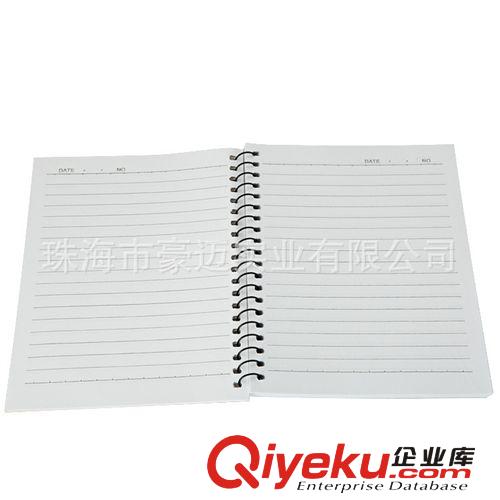 珠海筆記本印刷廠家　定做32Ｋ學生記事本作業(yè)本　商務(wù)線圈本原始圖片3