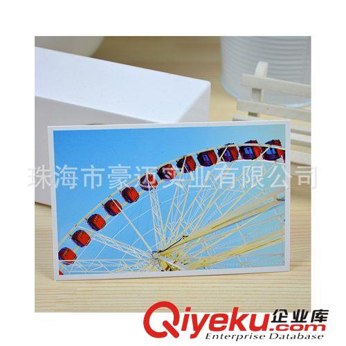 珠海市明信片印刷廠家 定做澳門gd商務明信片 創意插圖明信片原始圖片3
