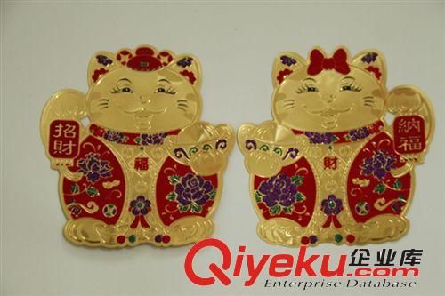 馬年新款 年貨春節(jié)用品 招財(cái)貓門貼 年畫 對(duì)聯(lián)廠家批發(fā)