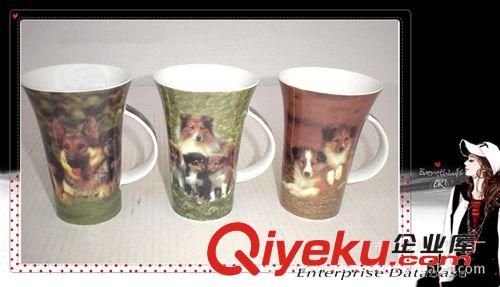 【寵物樂園】廠家直銷創(chuàng)意陶瓷禮品杯子 貓狗圖案陶瓷馬克杯原始圖片3